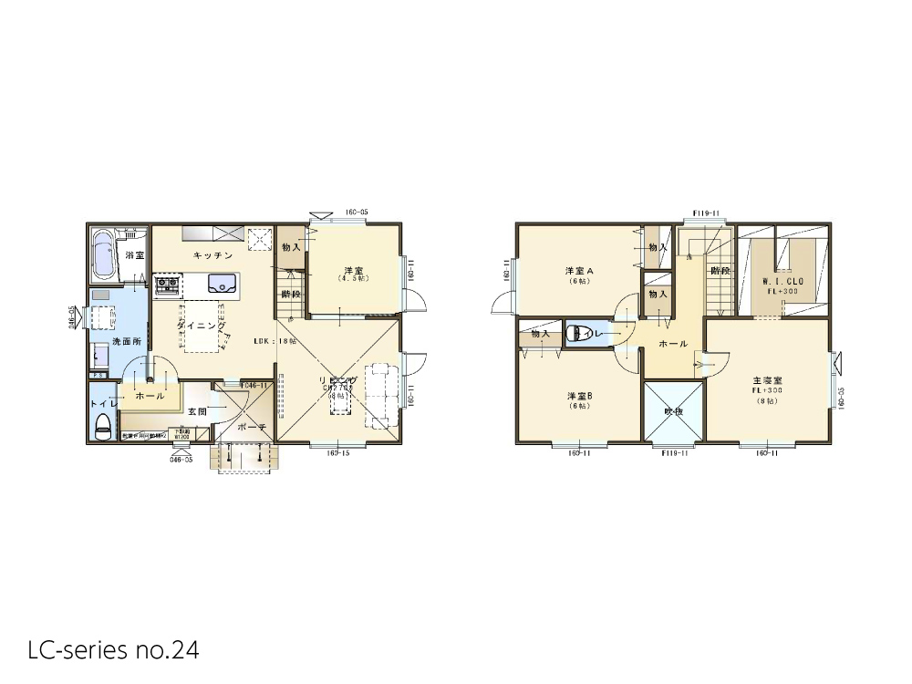 LCシリーズ 24番 平面図 2026年4月