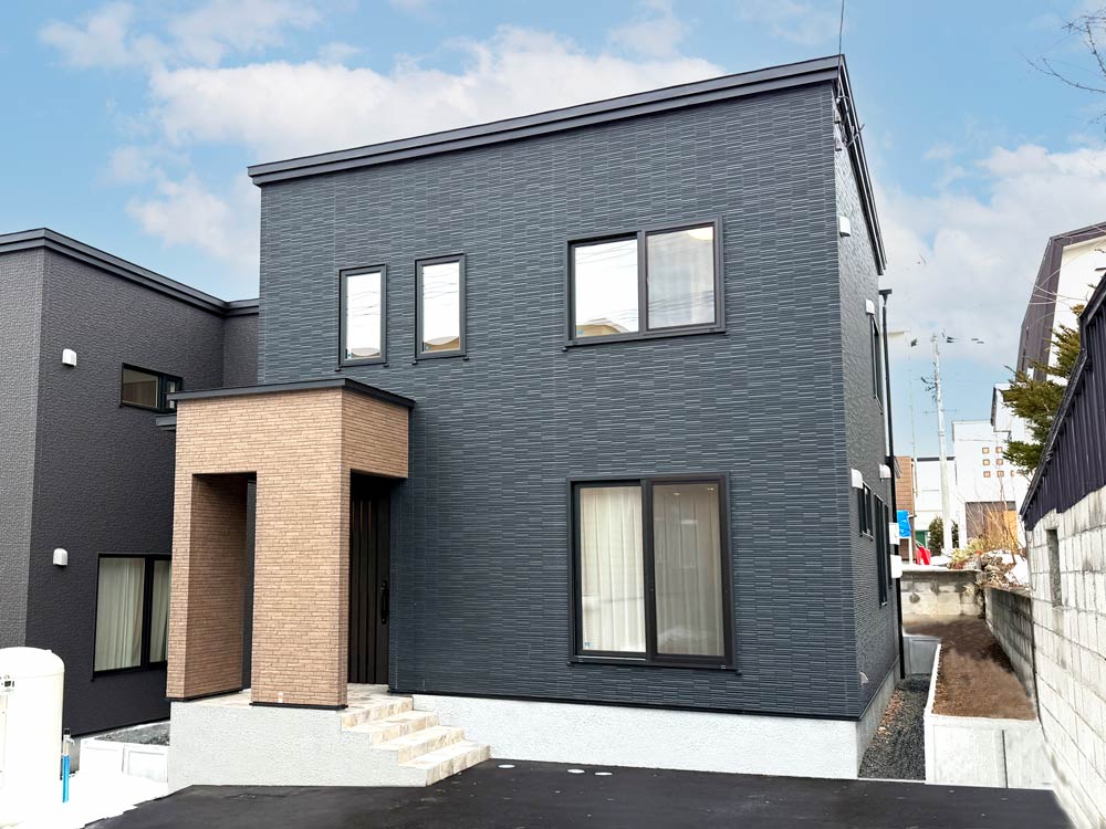 札幌 月寒東のモデルハウス マルメ 外観