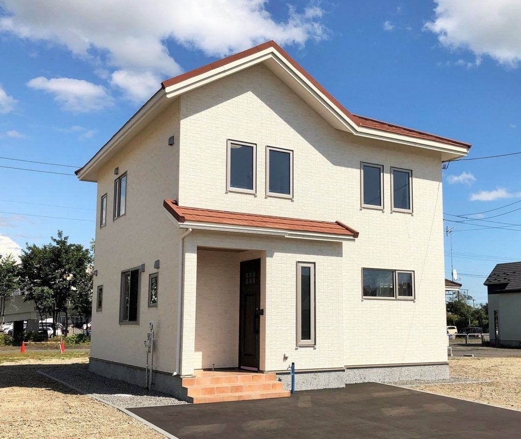 苫小牧 柳町のモデルハウス ブリュッセル 外観