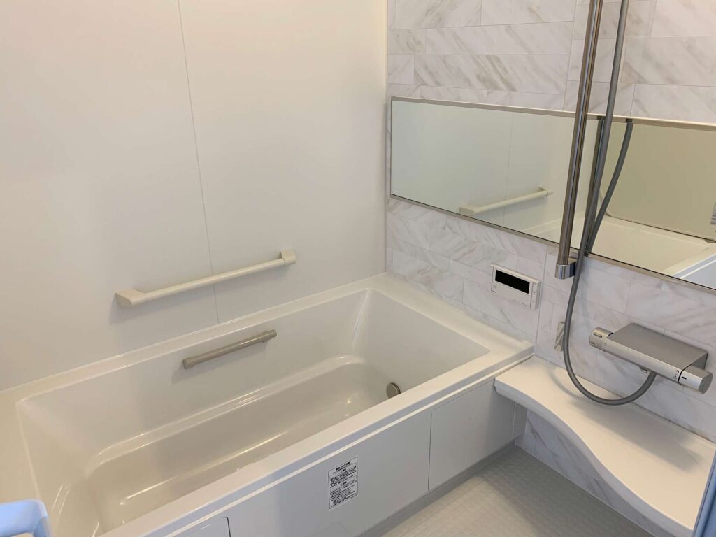 札幌 新発寒のモデルハウス ケムニッツ 浴室