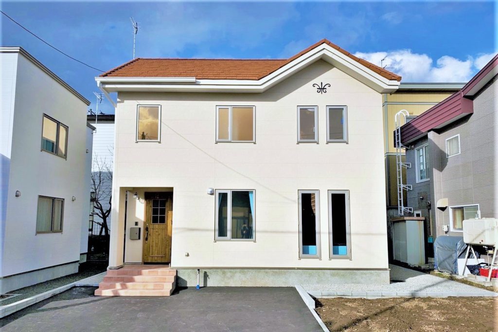 石狩 花川南のモデルハウス レーゲンスブルク 外観