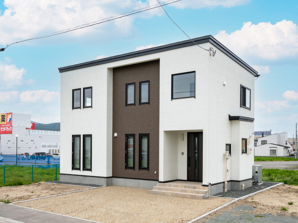 札幌 新発寒のモデルハウス ハライン 外観
