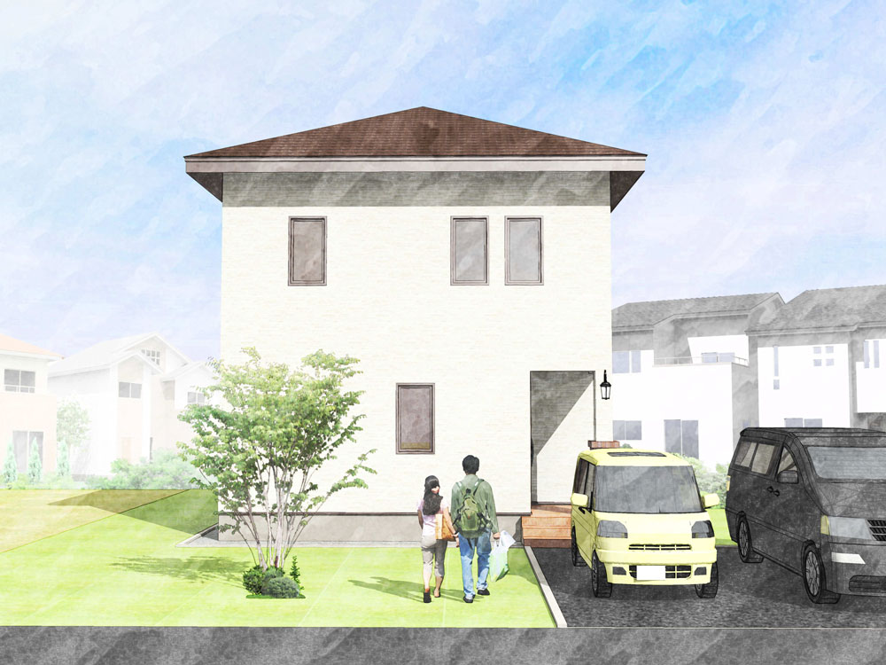 平岡５条２丁目 外観パース