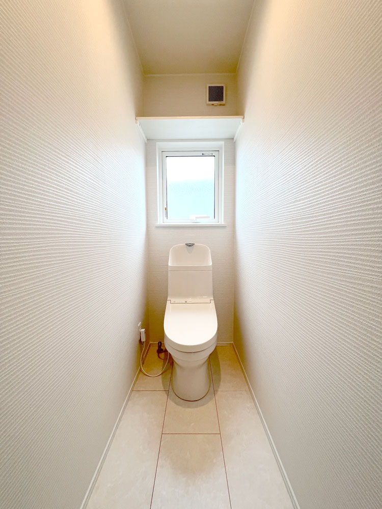 札幌 東茨戸のモデルハウス ハールレム2階トイレ