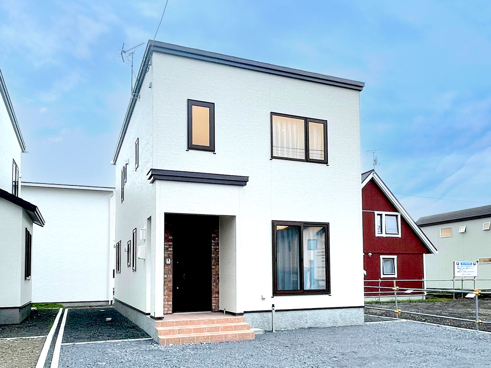 札幌 東雁来のモデルハウス オマハ 外観