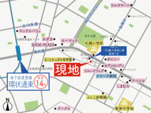 札幌 東区本町2条3丁目13-26 地図