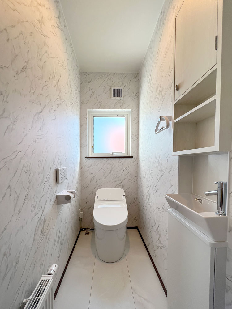 札幌 拓北 平屋のモデルハウス ローザンヌ トイレ