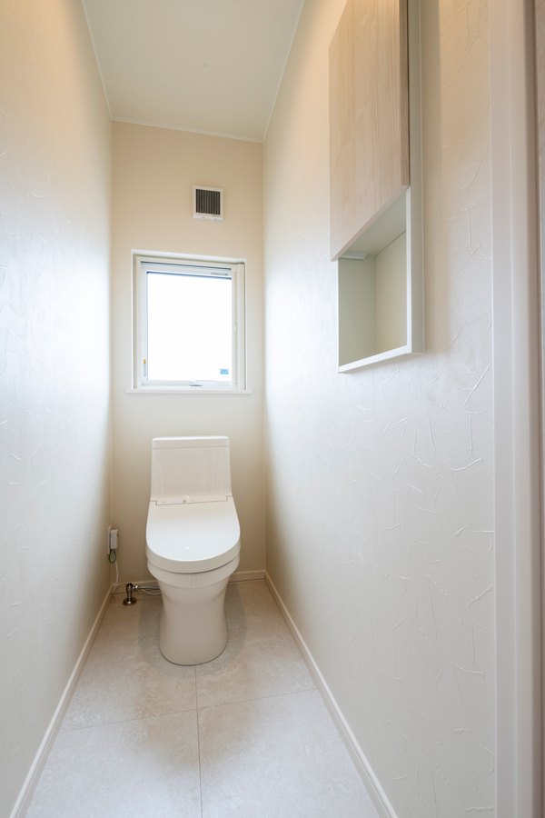 苫小牧　柳町のモデルハウス グラスゴー 2階トイレ