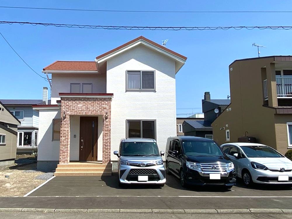 札幌 前田のモデルハウス マッカレン 駐車場