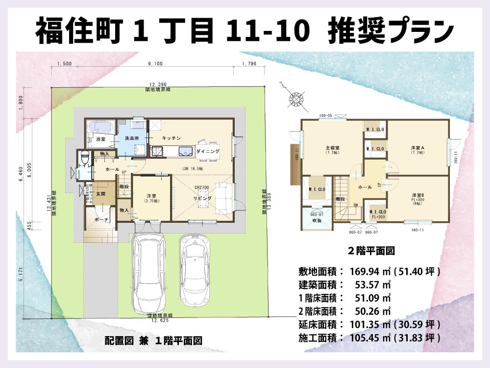 恵庭 福住1丁目-11-10 セットプラン