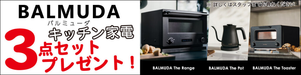 バルミューダ キャンペーン バナー 202505