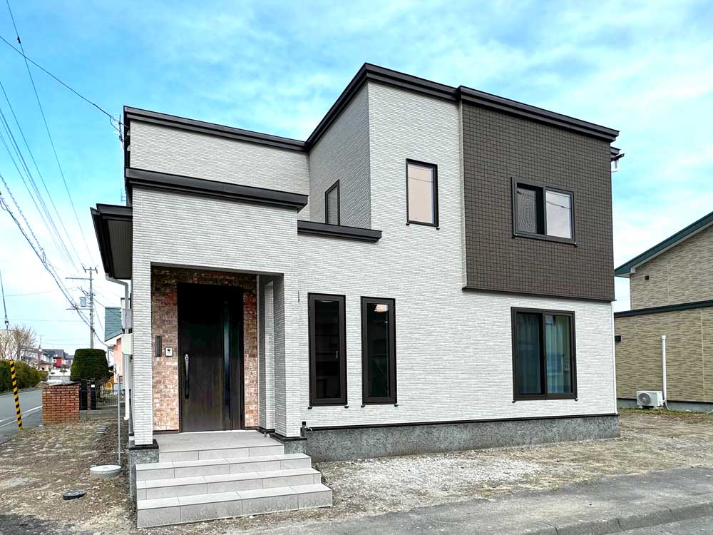 苫小牧市 澄川町のモデルハウス ローレンス 外観パース