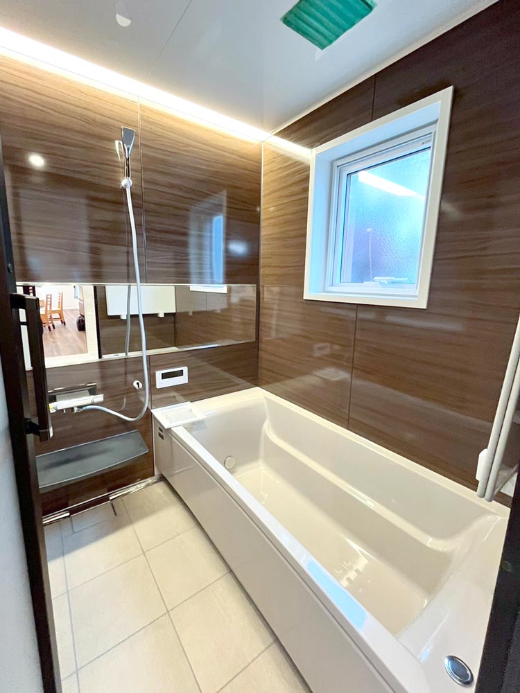 札幌市 篠路のモデルハウス トワイゼル 浴室
