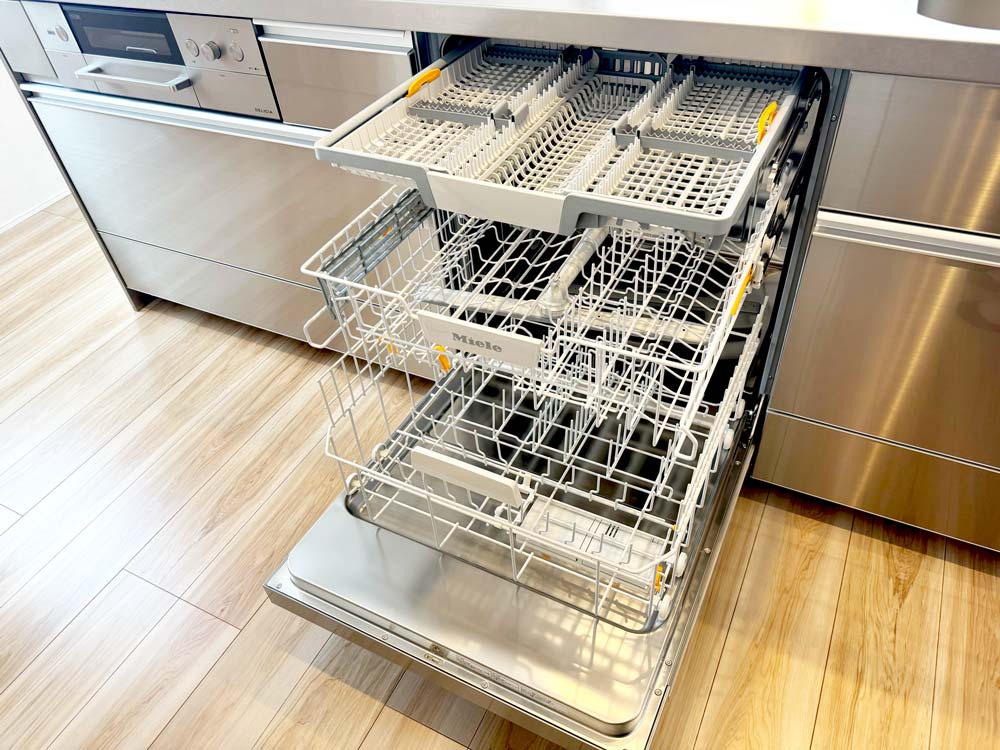 設備仕様 ミーレ製ビルトイン食洗機 札幌 月寒東2条19丁目のモデルハウス ボルチモア