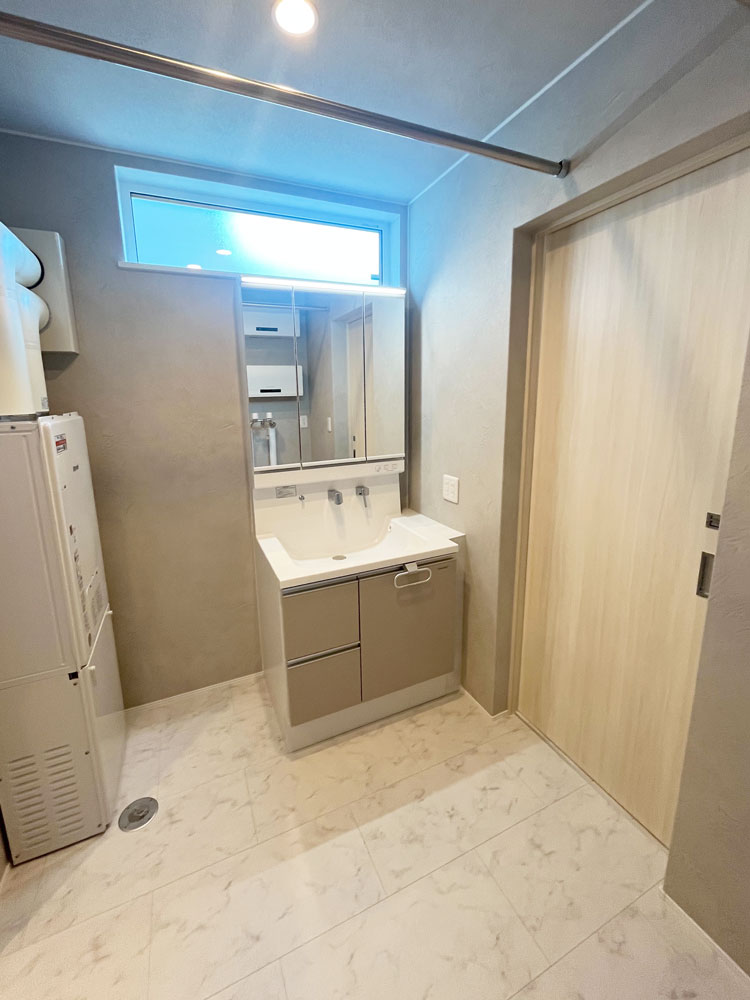 札幌市 清田のモデルハウス スポケーン 洗面所