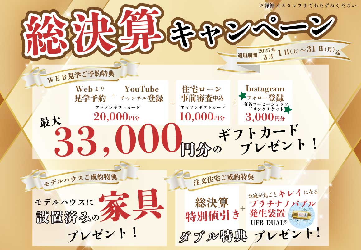 2025年3月 総決算キャンペーン HP