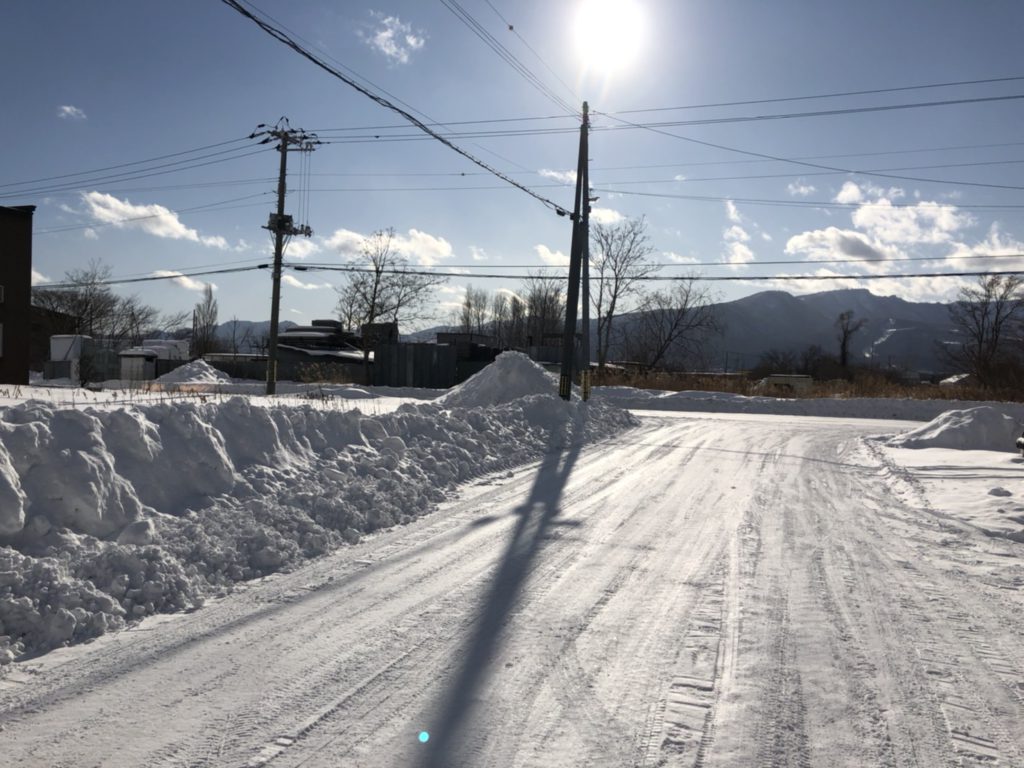 除雪始めました