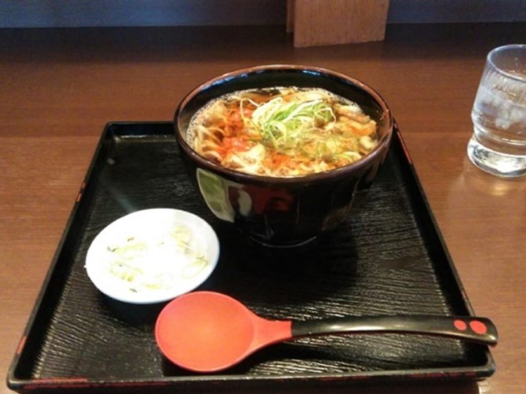 冬の定番「かすそば」