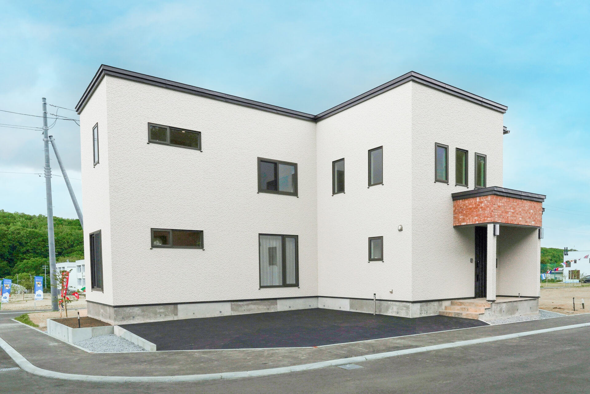 札幌市 常盤のモデルハウス ヘルシンキ 外観