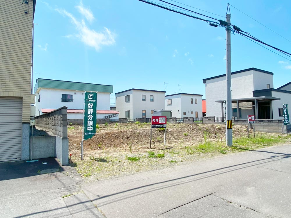千歳 富丘4丁目 区画②の現地土地写真