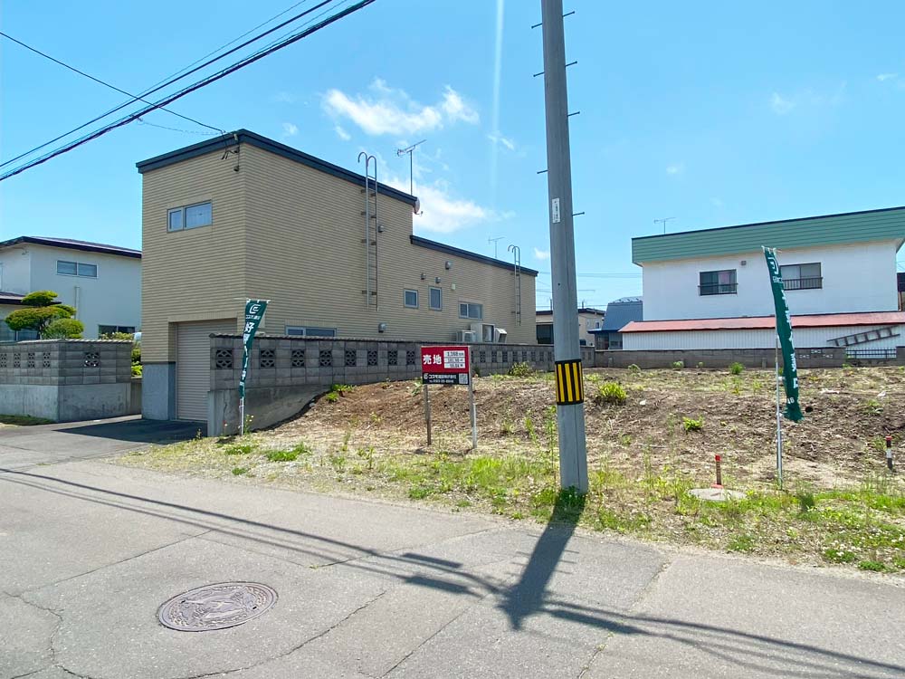 千歳 富丘4丁目 区画②の現地土地写真
