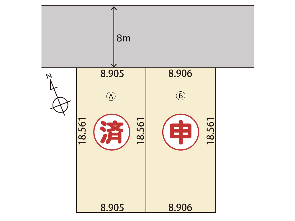千歳市北光4丁目【全2区画】