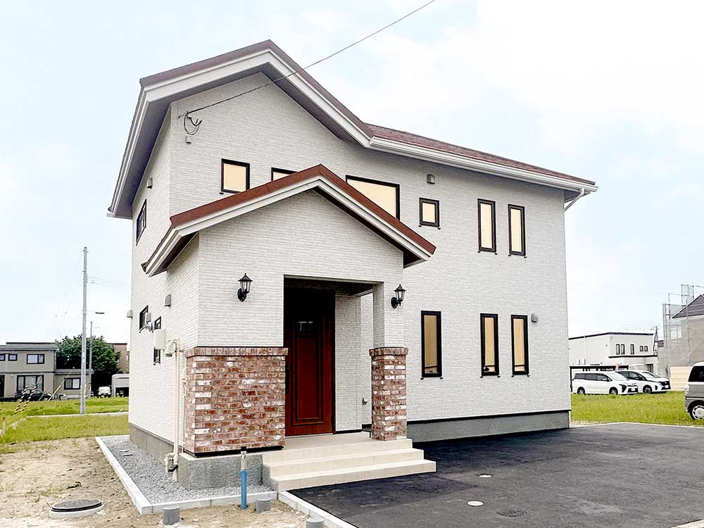 石狩 花川北6条2丁目のモデルハウス ルマン 外観パース