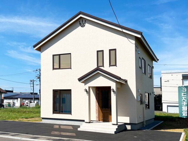 石狩 花川北6条2丁目のモデルハウス サスカトゥーン 外観パース