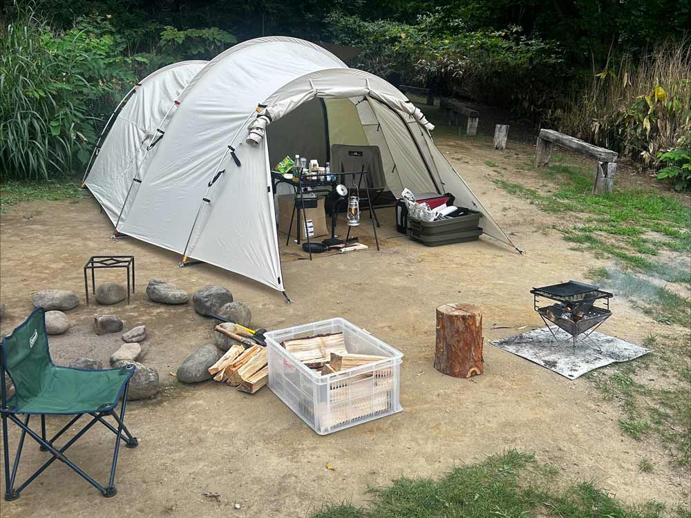 サヒナキャンプ場 inニセコ