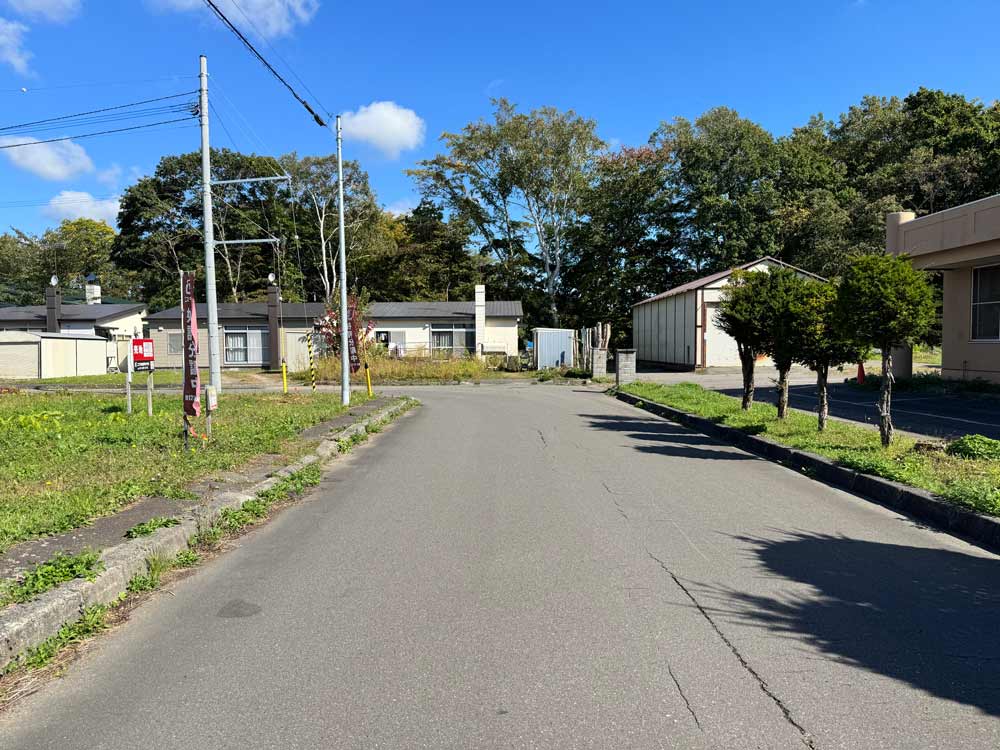 千歳市 富丘2丁目596-38 現地土地写真