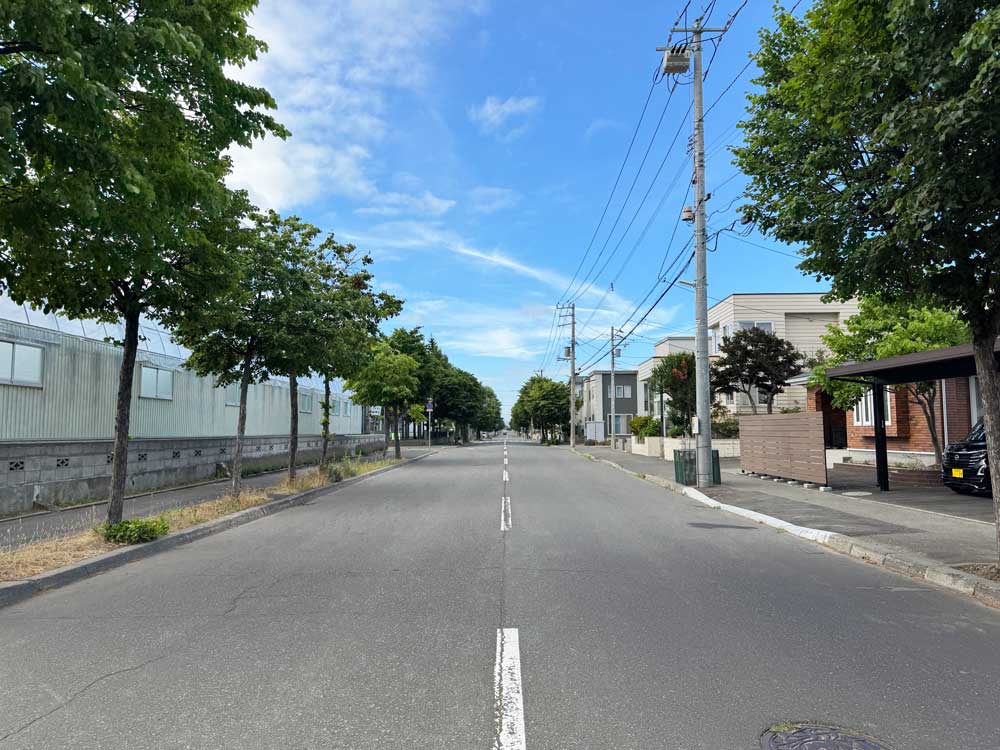 札幌 北区篠路5-3 現地土地写真