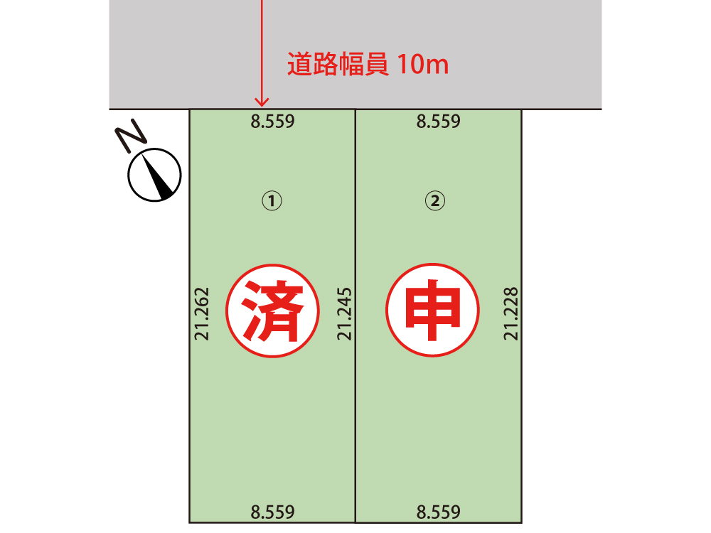 千歳市富丘4丁目【全2区画】