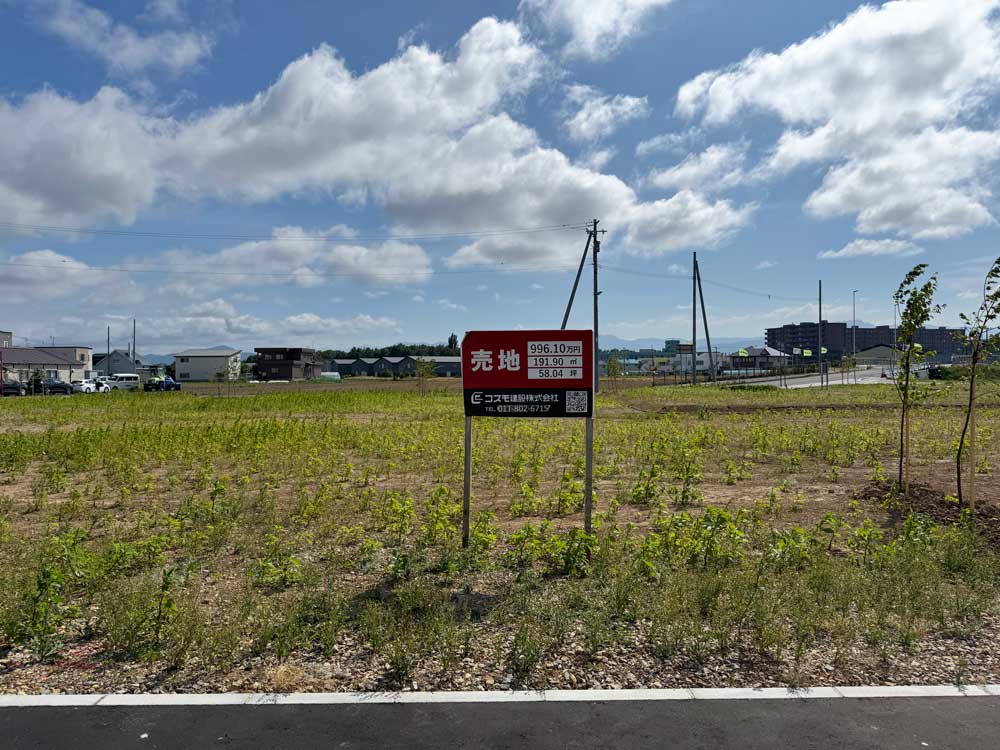 札幌 上篠路116-11 D街区 D14 土地写真