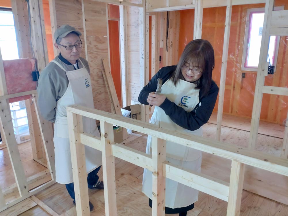 建築中の記念セレモニー