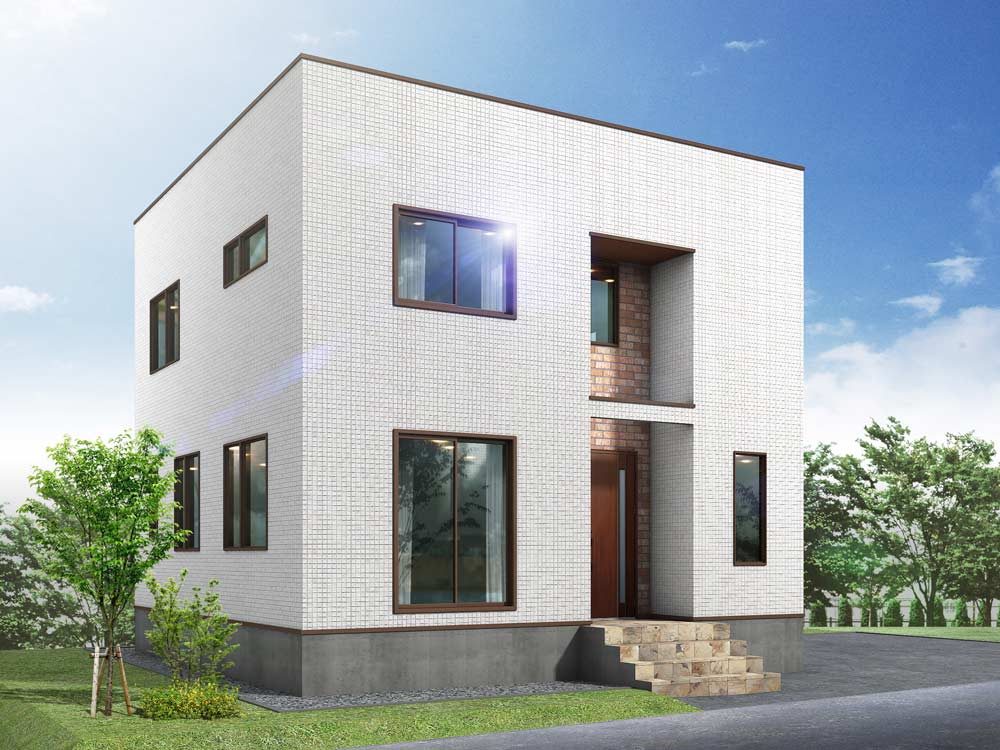 フェリスシティ花川北のモデルハウス【建築中】