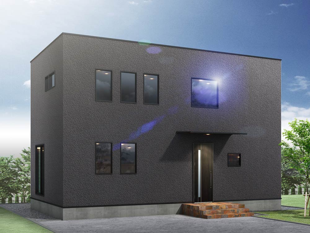 花川南6条3丁目のモデルハウス【建築中】
