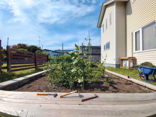 一軒家ならではの、家庭菜園