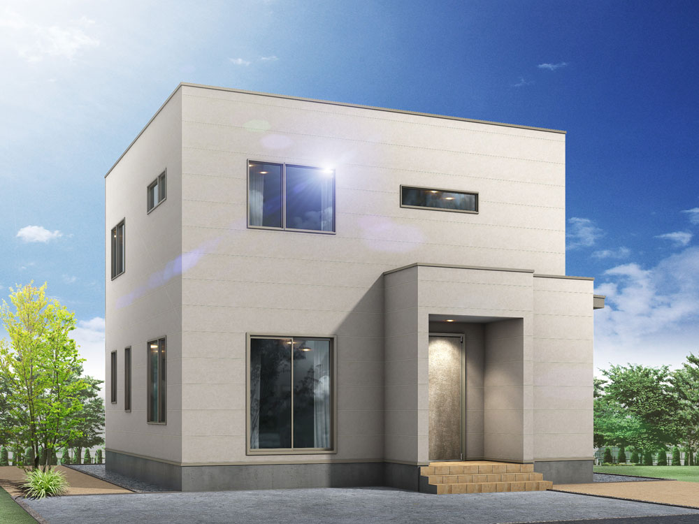 北野5条4丁目のモデルハウス【建築中】