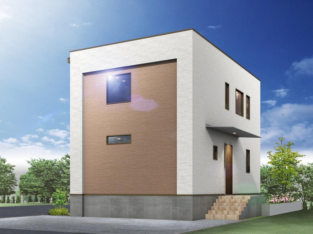 新発寒4条3丁目のモデルハウス【建築中】