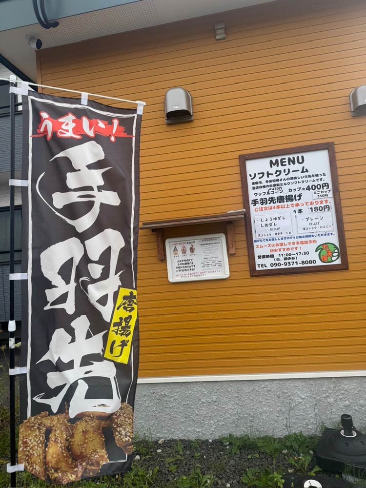 千歳の美味しい手羽先とアイスクリーム